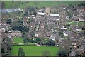 Aerial View of Wells Cathedral