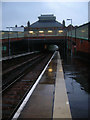 TQ7407 : Bexhill Station in the Rain by Simon Carey