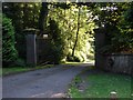 Entrance gate to Lee Castle