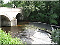 The weir below Allenmill Bridge