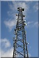 Communications mast near High House