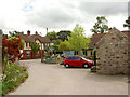 Entrance to PSI garden centre and caf