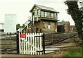 TL6158 : The signal control box at Dullingham Station by Robert Edwards