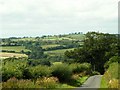 NY5072 : Road from Stapleton to Mallsburn, with view over Lyne Valley by Rose and Trev Clough