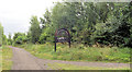 Junction of Trans Pennine Trail and Elsecar Greenway.