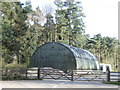 Military building in the forest