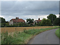 Traditional houses on the way into Sparham