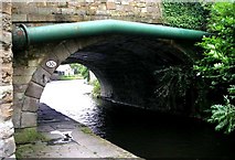 SD8332 : Bridge 130B over Leeds/Liverpool Canal - Weavers' Triangle by Betty Longbottom