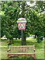 TG0337 : Village Sign, Sharrington by Evelyn Simak