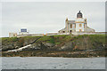 HY4814 : Saeva Ness lighthouse on Helliar Holm. by Des Colhoun