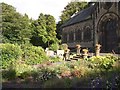 Garden in front of St Mary