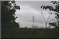 Pylon in field