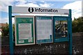 Information sign at Upton railway station