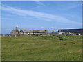 Ruined farm buildings at Glebe, Bressay