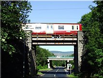 NS1970 : Brueacre Junction bridges by Thomas Nugent
