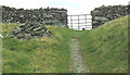 SH6220 : A much denuded pre-historic cairn on Bwlch Rhiwgyr by Eric Jones