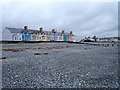 Colourful terrace at Borth