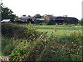 Farm buildings at Pentre perfa