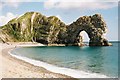 SY8080 : West Lulworth: Durdle Door and beach by Chris Downer