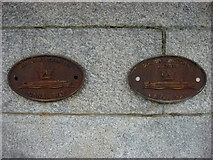 TQ2883 : Plaques marking the boundary between Camden and Westminster by Oxyman