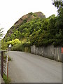 Access road to Dumbuck Quarry