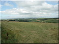 Farmland in the direction of Bodmin Moor.