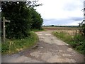 Footpaths and farm track