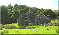 A roofless barn above Berth-lwyd