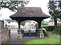 Lych gate to Horley churchyard