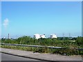 Gasworks from motorway bridge