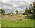 The Catholic graveyard, Fernyhalgh, Broughton