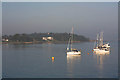 Looking towards Norton Grange Village in early morning mist