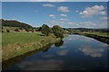 SO0592 : The River Severn near Aberhafesp by Philip Halling