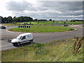 SJ3621 : Roundabout at the north end of the Nesscliffe by-pass by John Haynes