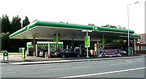SE2737 : Spar Petrol Station - Otley Road by Betty Longbottom
