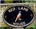 Red Lane House sign