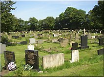 SE1823 : Liversedge Cemetery, Clough Lane, Liversedge by Humphrey Bolton