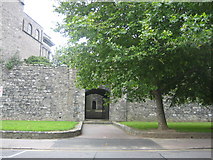 O1534 : Dublin City Wall and Gate by Harold Strong