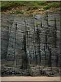 SN1951 : Traeth y Mwnt, cliffs north of beach by Chris Gunns