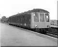 Railcar at Warwick station