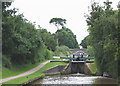 SJ6542 : Audlem Locks, Shropshire Union Canal, Cheshire by Roger  D Kidd