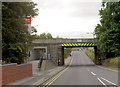 Railway bridge at Thurnscoe station.