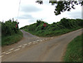 Countryside one way system at Bishops Caundle