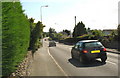 The A5025 road on the northern outskirts of the village of Benllech