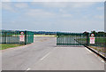 Entrance to Airfield (Disused) at Henstridge Marsh