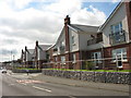 Newly built apartment blocks in Bangor Road