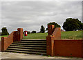 Steps into Newhill Park.