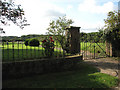 Entrance to the cemetery