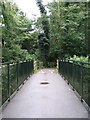 Footbridge over river Garw