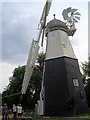 Fitting the sails, Impington Windmill - 6